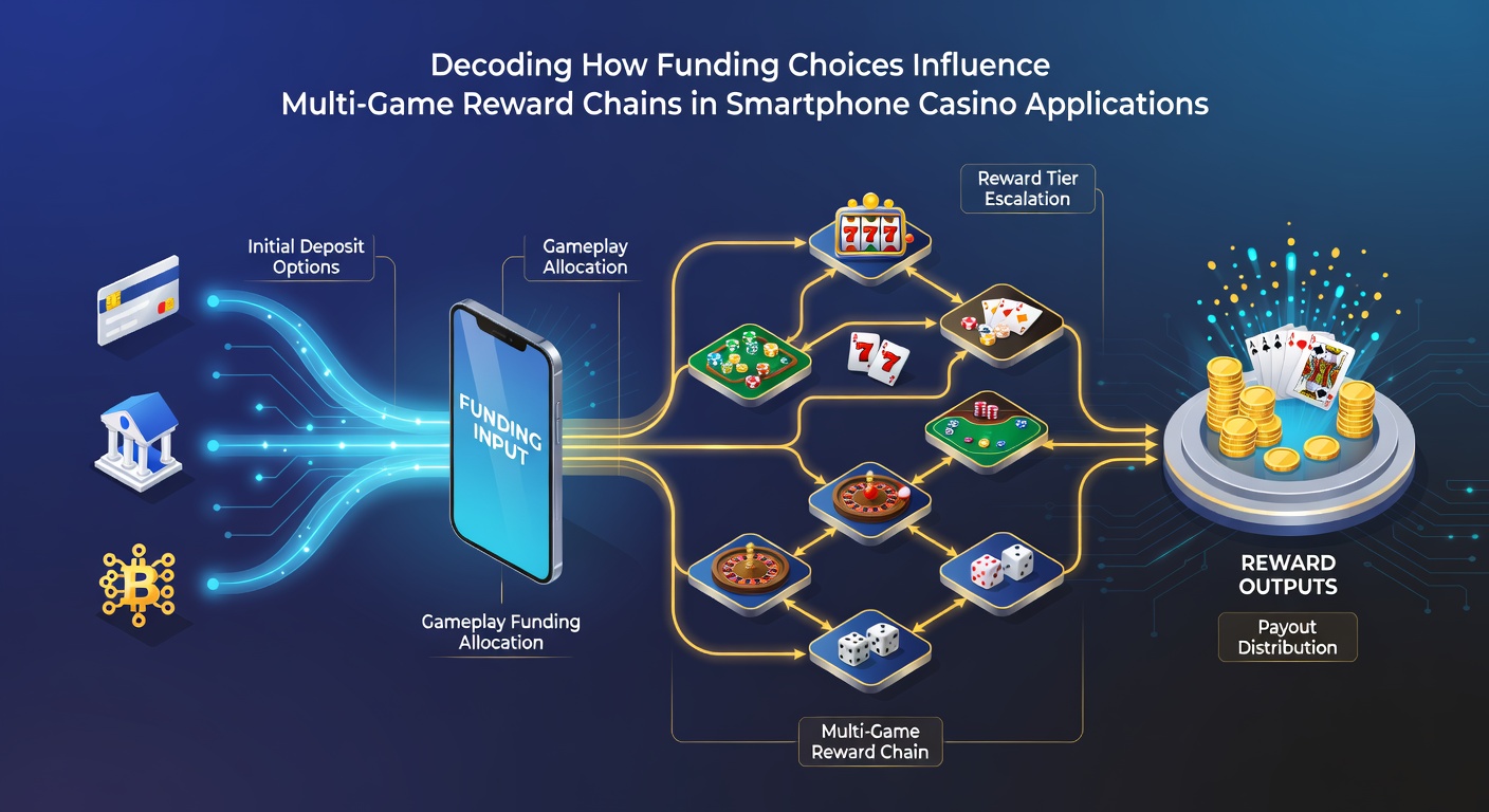Mobile device showing interconnected bonus indicators across slot and table game sections