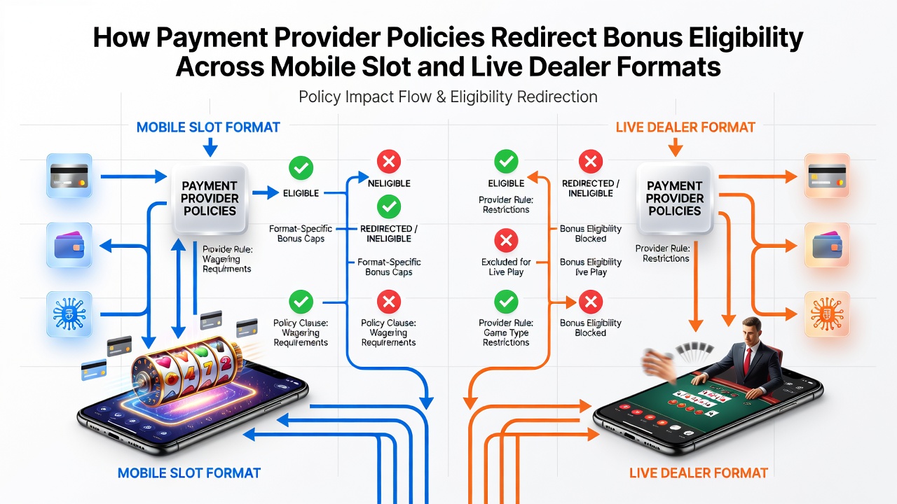 Payment processing interfaces displayed on mobile casino applications showing slot and live dealer sections